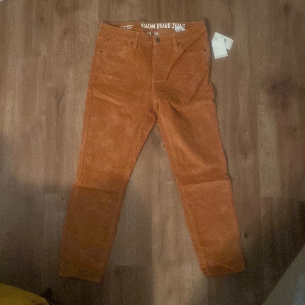 Corduroy volcom skinny pants